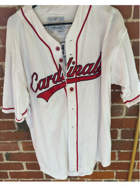 St. Louis Cardinals Mark McGwire Jersey Mirage Size XL White